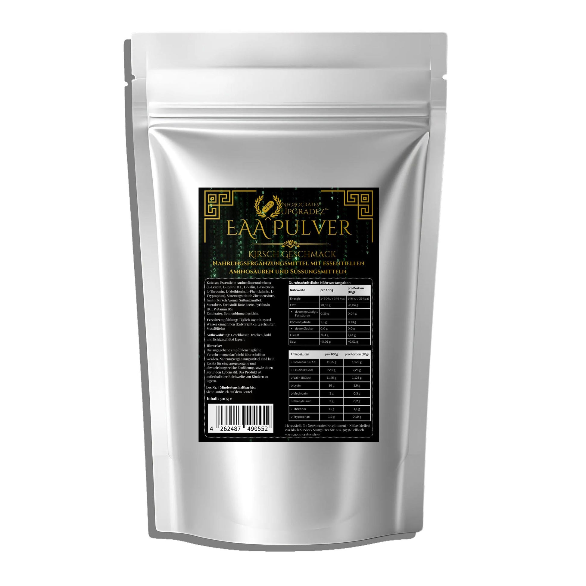 Gym-Session Bundle (Pre-Workout, EAAs, Whey-Protein) - NeoSocrates™ - Biohacking for modern thinkers™