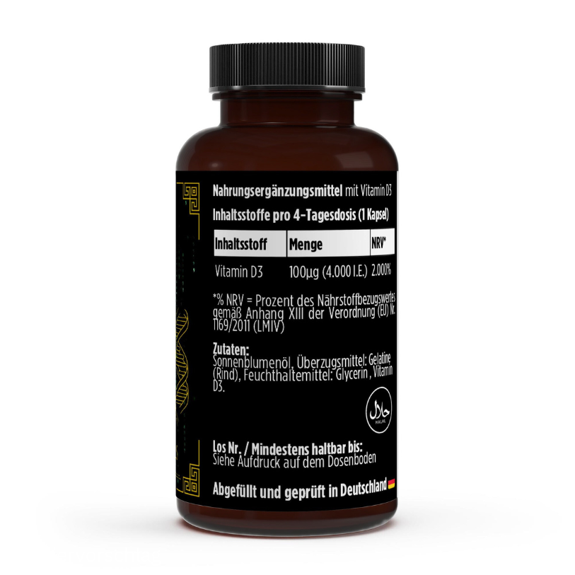 Vitamin D3 4.000 IE - 180 Softgels